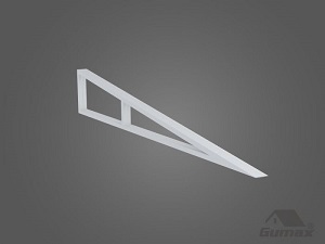 Glas - Abschlußkeil Glas - Abschlußkeil