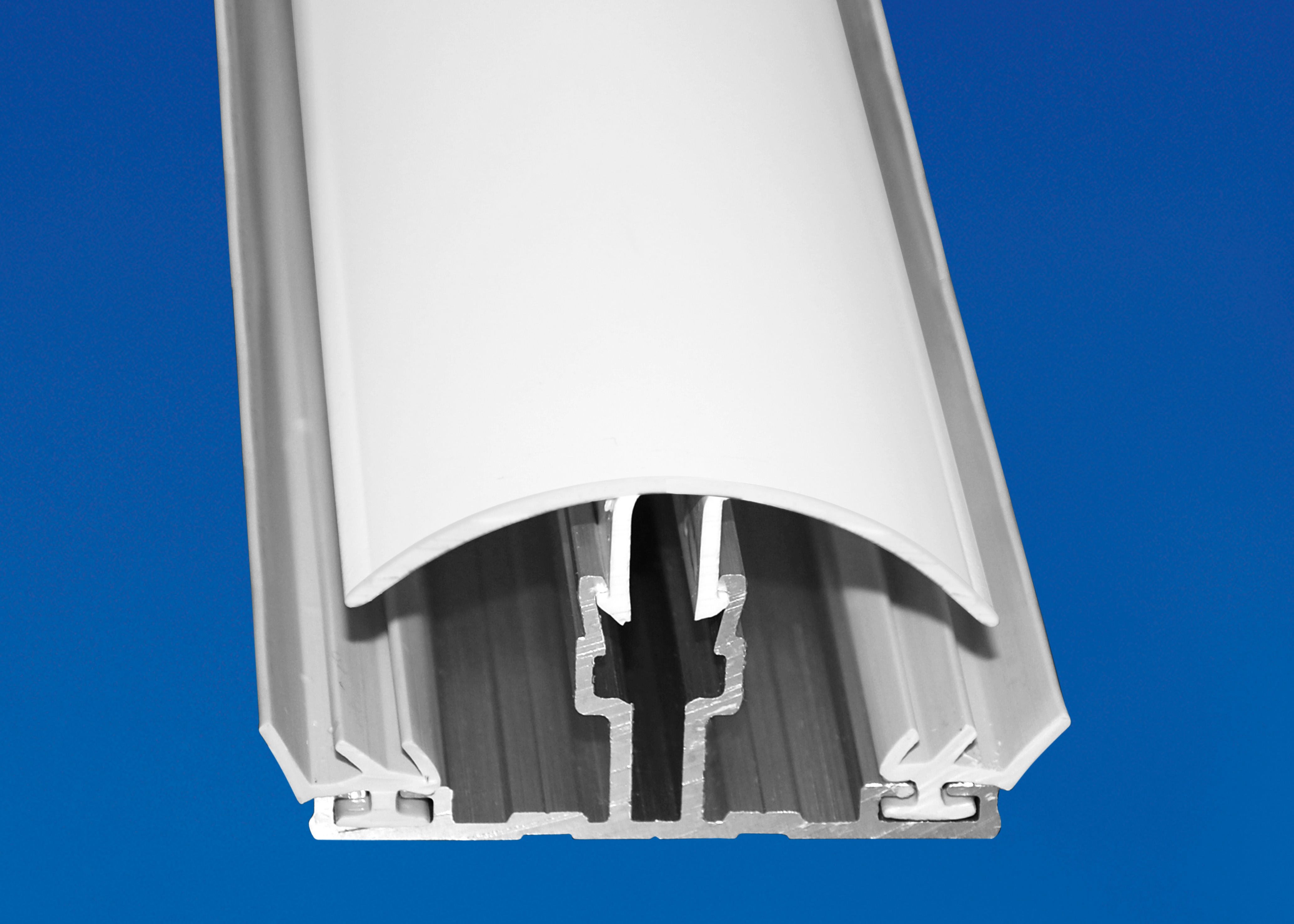 Polycarbonat Stegplatten Hohlkammerplatten X-Struktur klar light 16 mm 2500 x 980 x 16 mm